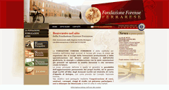 Desktop Screenshot of fondazioneforenseferrarese.it